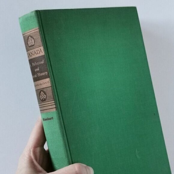 1956 Canada Political Social History Textbook - Canadian Schools Green Book - Picture 1 of 10